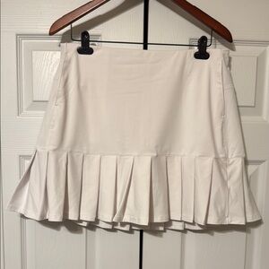 Women’s Lady Hagen Golf/Tennis Skort, White, Size Large